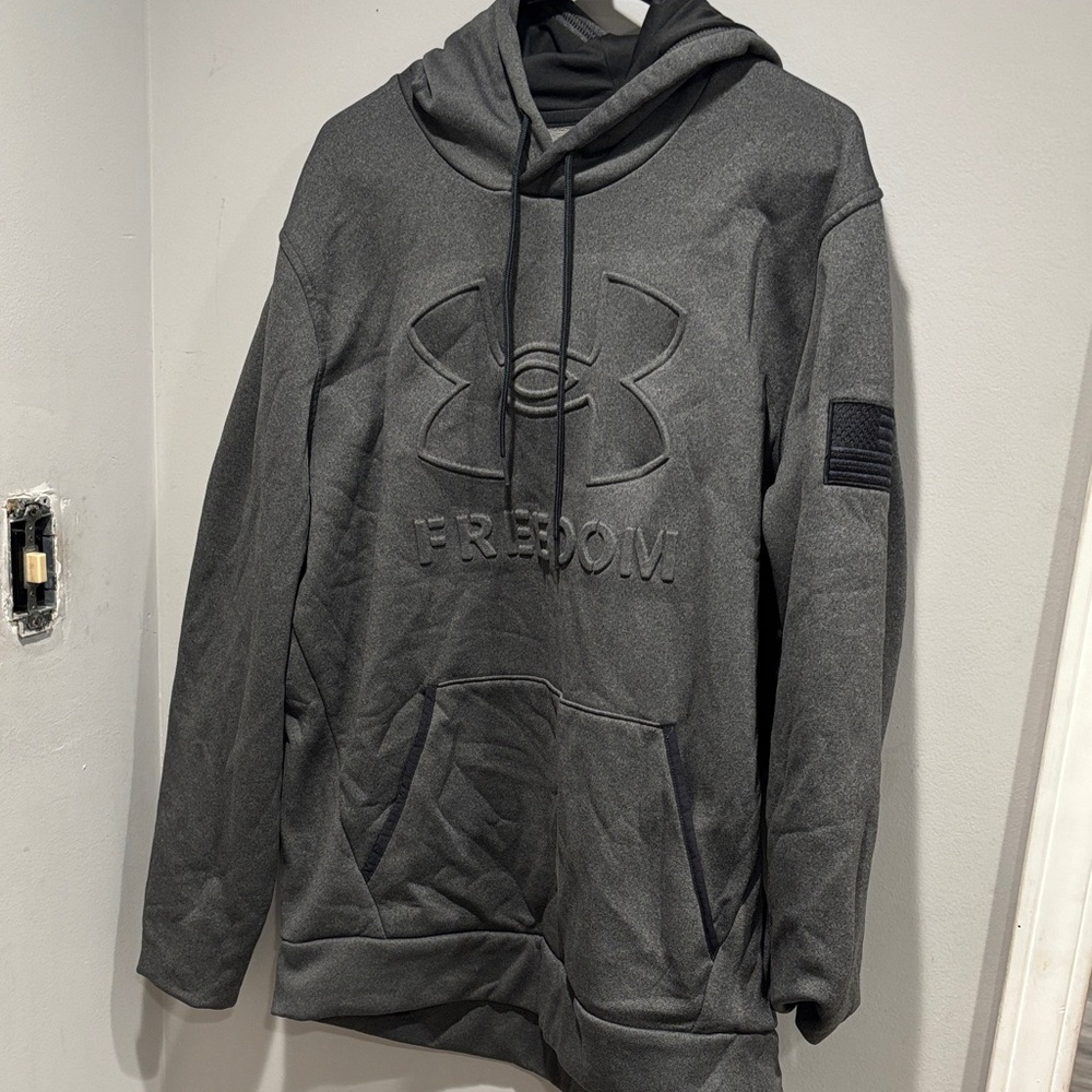 Under Armour Men's Dark Gray Freedom Hoodie